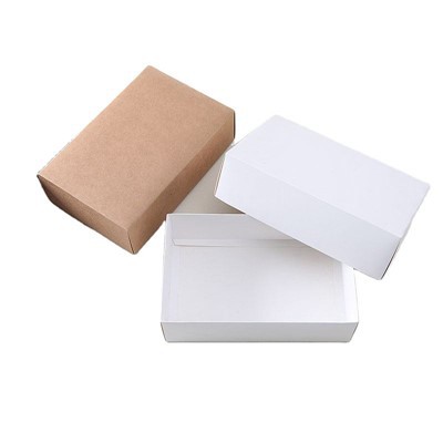 Коробка для еды из белого картона